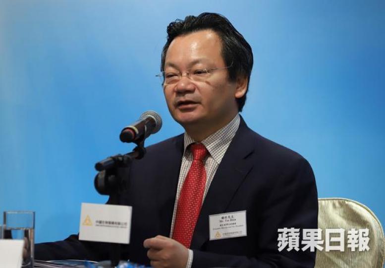 謝炘表示,中生製藥未來5年每年會有10至15個新產品上市。譚德潤攝 謝炘表示,中生製藥未來5年每年會有10至15個新產品上市。譚德潤攝