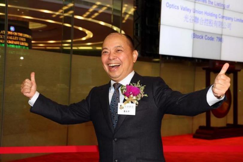 中電光谷董事長黃立平去年曾以0.68元增持。資料圖片 中電光谷董事長黃立平去年曾以0.68元增持。資料圖片
