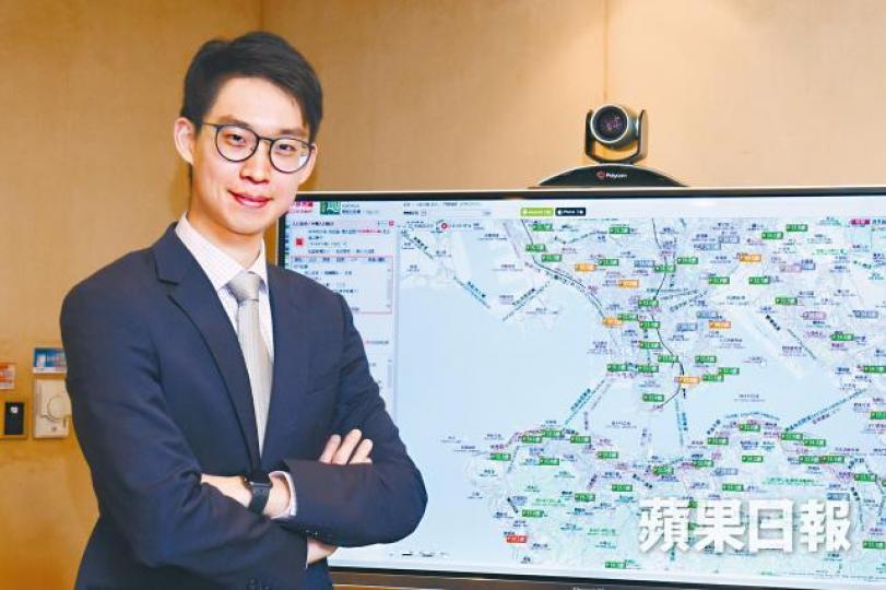 施俊嶸2015年加入中原,其中一個業務是製作中原地圖。何耀勤攝 施俊嶸2015年加入中原,其中一個業務是製作中原地圖。何耀勤攝