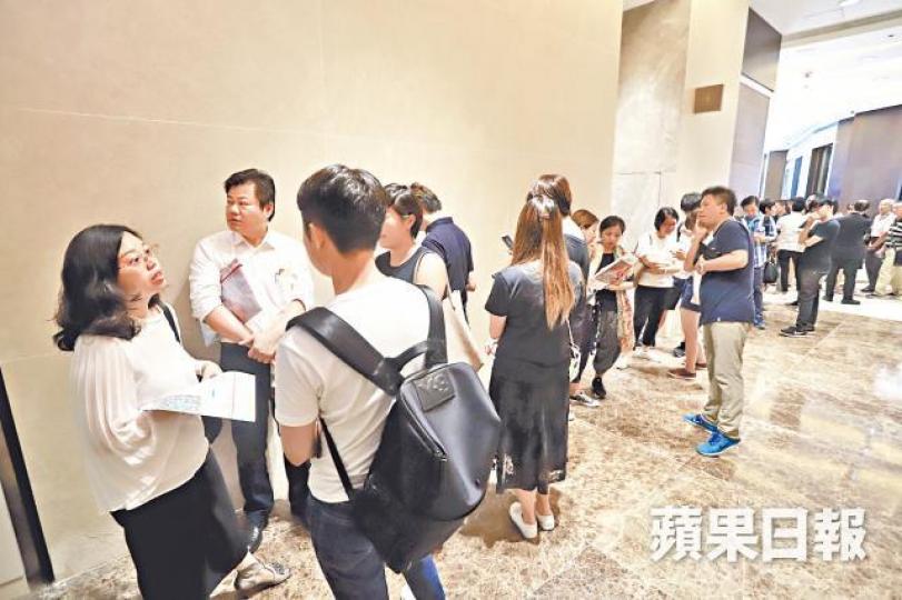 新地旗下大埔雲滙一及二期以招標方式出售逾400伙,引起業界批評。資料圖片 新地旗下大埔雲滙一及二期以招標方式出售逾400伙,引起業界批評。資料圖片