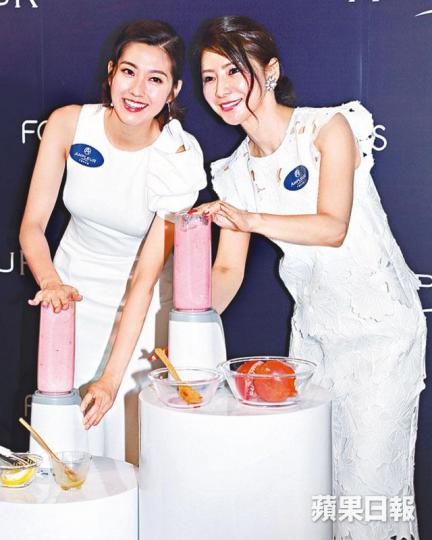 陳倩揚羨慕日本美魔女水谷雅子保養得宜。
