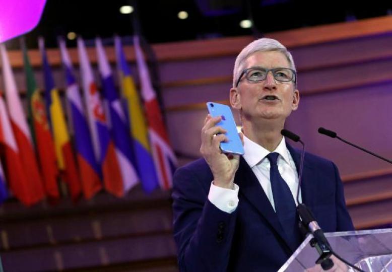 蘋果行政總裁庫克(Tim Cook) 蘋果行政總裁庫克(Tim Cook)