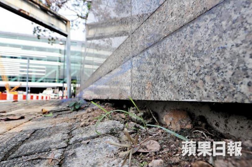 會展站附近錄得沉降,獲當局同意將沉降數據歸零。資料圖片 會展站附近錄得沉降,獲當局同意將沉降數據歸零。資料圖片