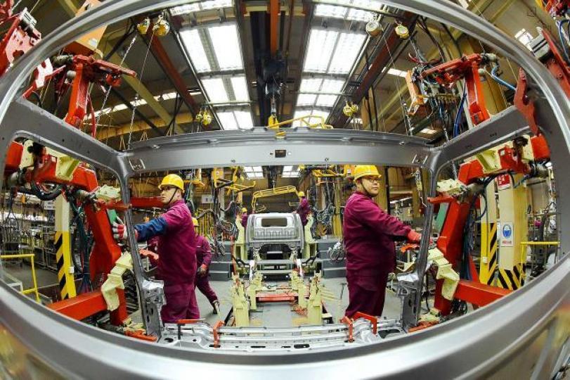 中國製造業採購經理人指數3月回升。資料圖片 中國製造業採購經理人指數3月回升。資料圖片