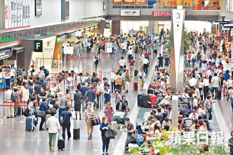 日本將於本月22日起嚴禁肉製品入境;圖為東京國際機場。資料圖片 日本將於本月22日起嚴禁肉製品入境;圖為東京國際機場。資料圖片