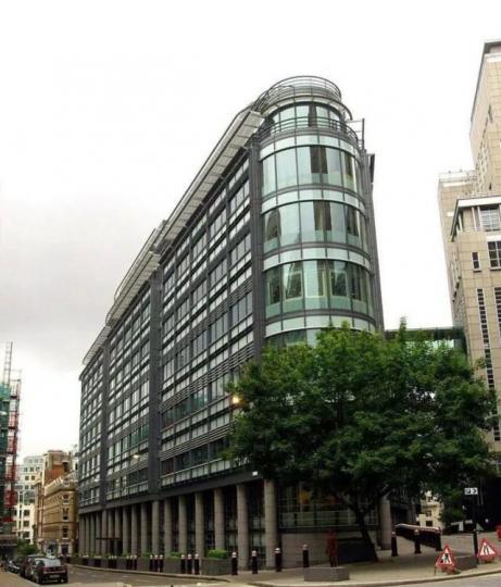 華置計劃重建高盛倫敦總部大樓River Court。 華置計劃重建高盛倫敦總部大樓River Court。