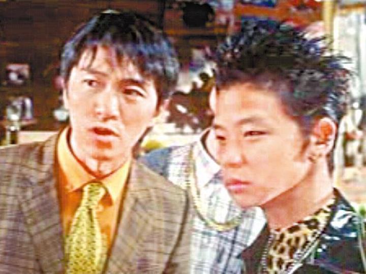 林子善與星爺（左）在99年上映的《喜劇之王》合作。劇照林子善曾拍電影《鴨王2》，與不少女星有對手戲。劇照