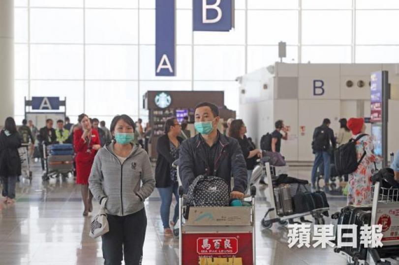 有男子在香港轉機返台灣後,確診感染麻疹。資料圖片 有男子在香港轉機返台灣後,確診感染麻疹。資料圖片