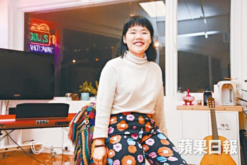 阿Mo形容開學校是追夢,並希望可以讓學生重新建立和社會的聯繫。何耀勤攝 阿Mo形容開學校是追夢,並希望可以讓學生重新建立和社會的聯繫。何耀勤攝
