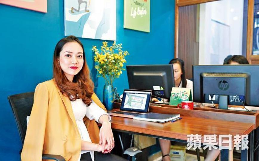 港人趙國傑與太太Angela,共同打理河內的地產代理公司。何家達攝趙國傑 港人趙國傑與太太Angela,共同打理河內的地產代理公司。何家達攝趙國傑