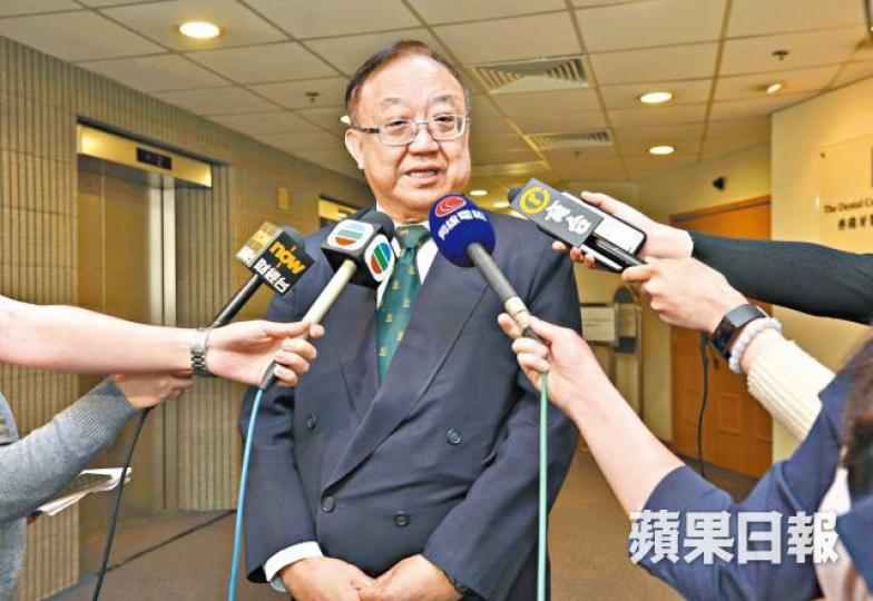 醫委會主席劉允怡指委員如有建議,不應只向傳媒透露。李潤芳攝 醫委會主席劉允怡指委員如有建議,不應只向傳媒透露。李潤芳攝