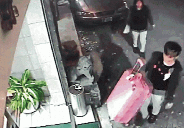 潘曉穎與男友陳同佳到台灣歡度情人節。 潘曉穎與男友陳同佳到台灣歡度情人節。