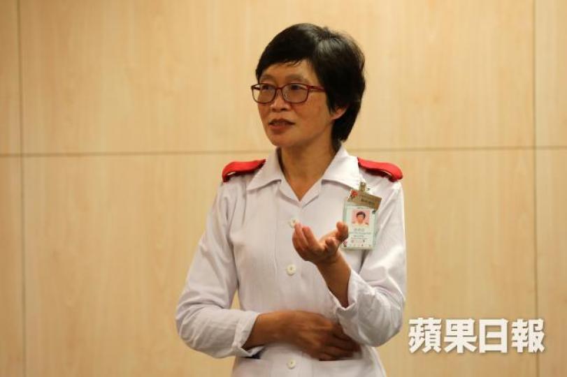 張香雲指威院過去兩年接收到不少年輕冠心病患者。梁志永攝 張香雲指威院過去兩年接收到不少年輕冠心病患者。梁志永攝