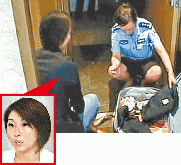 記者黃嘉瑜(小圖)曾被內地以藏毒為由迫使交出採訪片段。 記者黃嘉瑜(小圖)曾被內地以藏毒為由迫使交出採訪片段。