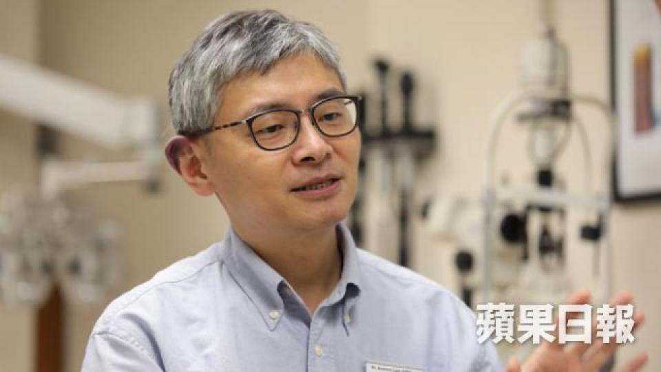 理大眼科視光學院副學院主任林國璋副指,並非所有人均要配漸進鏡。馬泉崇攝 理大眼科視光學院副學院主任林國璋副指,並非所有人均要配漸進鏡。馬泉崇攝