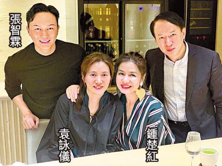 靚靚昨日貼出與紅姑合照，更以女神形容對方。互聯網圖片