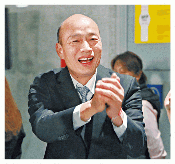 韓國瑜或被國民黨徵召參加黨內總統初選。資料圖片馬英九昨出席天后宮的巡遊大典。台灣《蘋果新聞網》 韓國瑜或被國民黨徵召參加黨內總統初選。資料圖片馬英九昨出席天后宮的巡遊大典。台灣《蘋果新聞網》