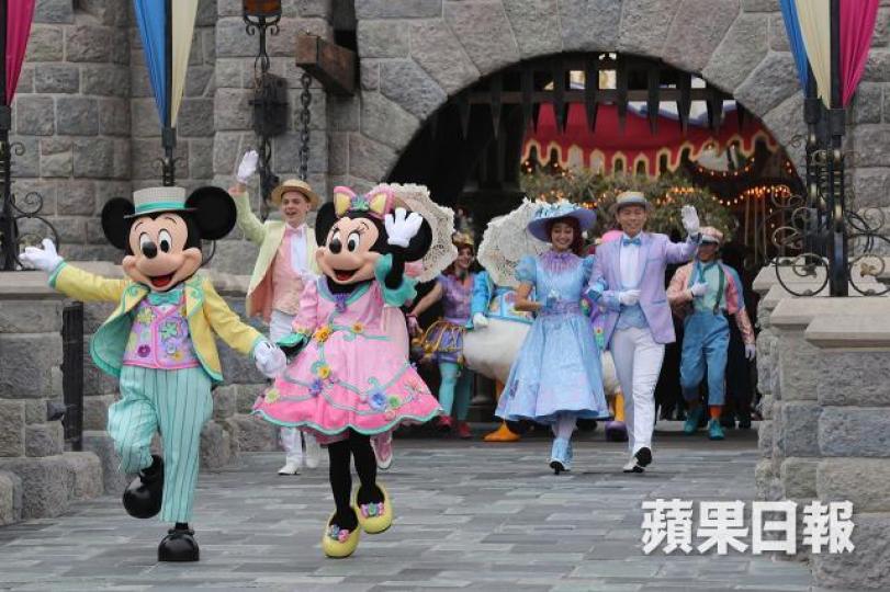 香港迪士尼去年度收入創新高,但依然難逃連蝕4年的命運。資料圖片 香港迪士尼去年度收入創新高,但依然難逃連蝕4年的命運。資料圖片