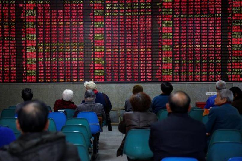 A股昨日錄得境外資金淨流出29.23億人民幣。資料圖片 A股昨日錄得境外資金淨流出29.23億人民幣。資料圖片