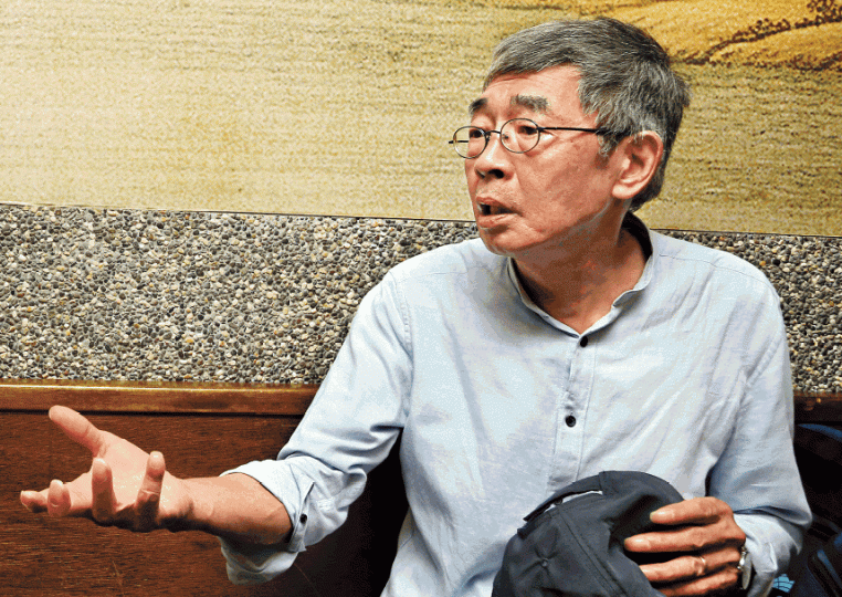 林榮基昨受訪時,批評港府無法解釋市民對《逃犯條例》修訂的疑問。台灣《蘋果新聞網》 林榮基昨受訪時,批評港府無法解釋市民對《逃犯條例》修訂的疑問。台灣《蘋果新聞網》