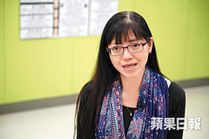 社總總幹事許麗明指修例如形成一個牢籠,「中共想捉邊個就邊個」。江俊豪攝 社總總幹事許麗明指修例如形成一個牢籠,「中共想捉邊個就邊個」。江俊豪攝