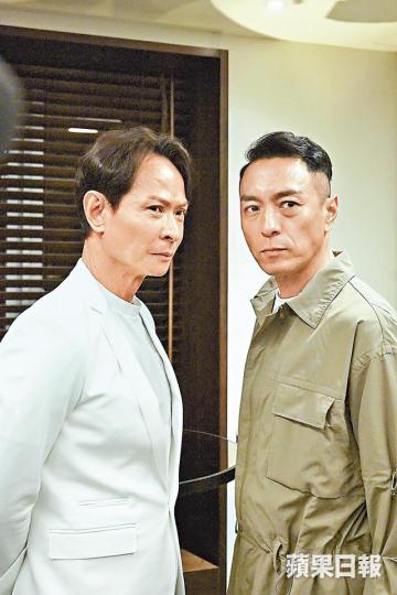 黑仔與吳廷燁（左）在劇中再合作，笑言已是相隔20年的事。