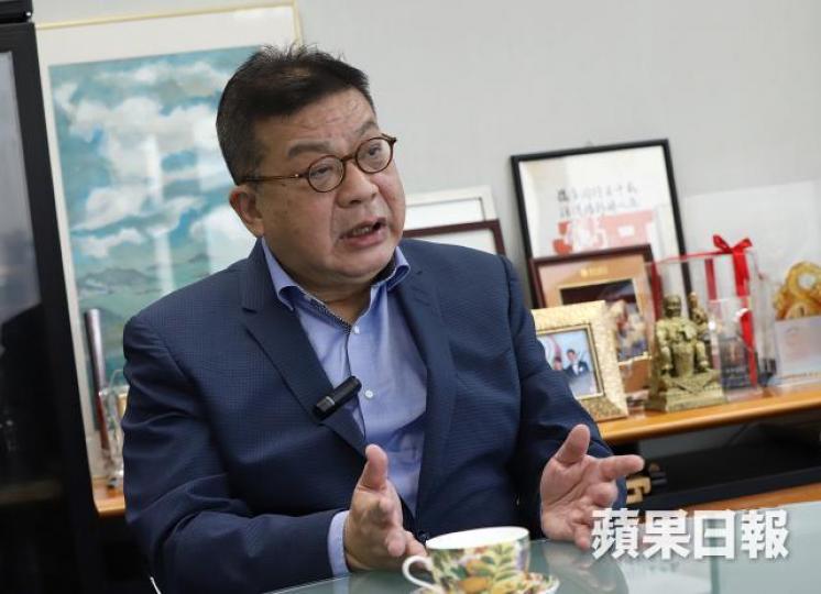 湯文亮話到今年年尾,樓市升一成。 資料圖片 湯文亮話到今年年尾,樓市升一成。 資料圖片