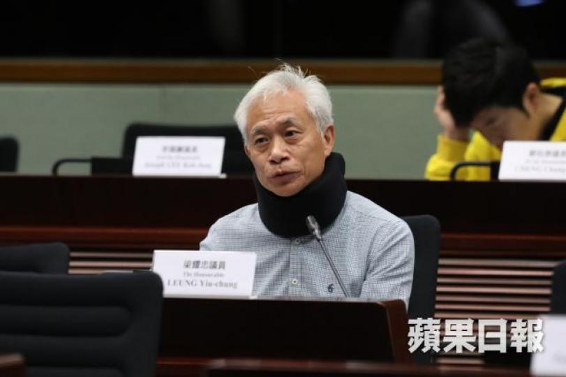 建制派密謀在委員會革走涂謹申,由梁耀忠(圖)頂上。陳善南攝 建制派密謀在委員會革走涂謹申,由梁耀忠(圖)頂上。陳善南攝