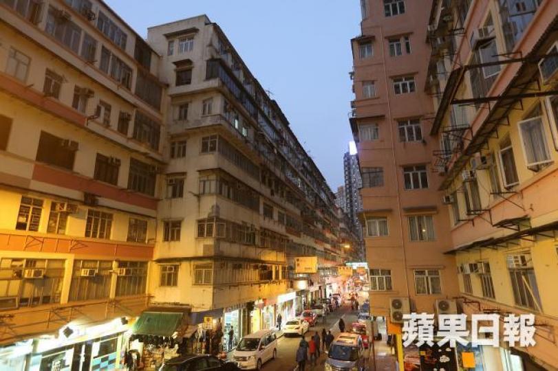 恒地成功統一黃埔街39及41號兩幢舊樓的業權。資料圖片 恒地成功統一黃埔街39及41號兩幢舊樓的業權。資料圖片