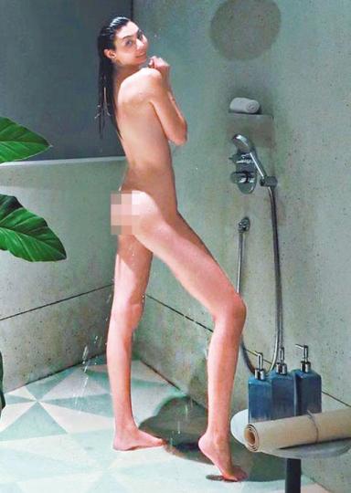 王麗嘉上載出浴照後，獲大批網民留言讚好。互聯網圖片