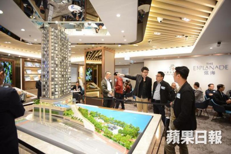 屯門弦海售樓處。資料圖片 屯門弦海售樓處。資料圖片