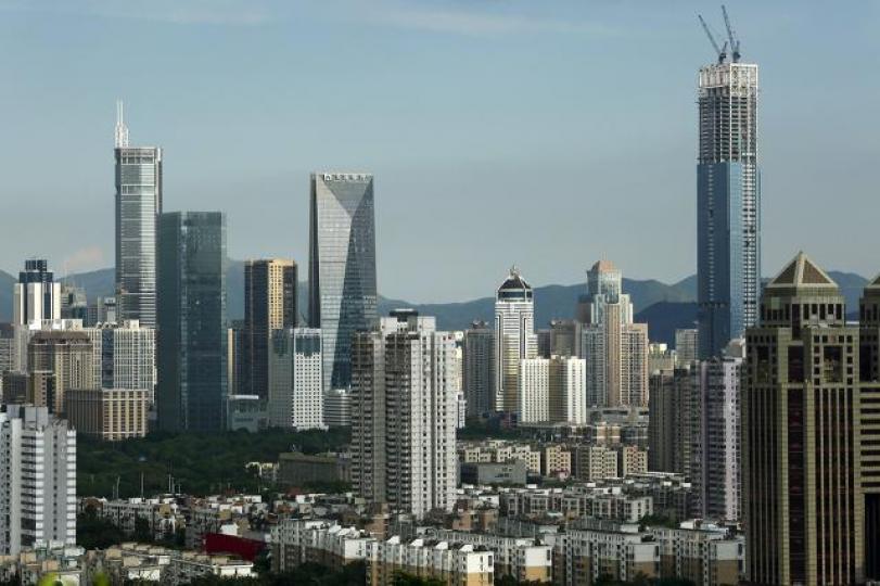 深圳首季GDP增長仍強勁,較上年同期升7.6%。資料圖片 深圳首季GDP增長仍強勁,較上年同期升7.6%。資料圖片