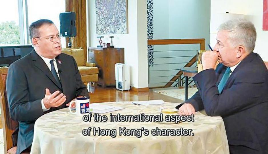唐偉康接受港台英文節目「The Pulse」訪問,指公眾關注《逃犯條例》修訂是自然反應。13萬市民參與4.28第二次反送中遊行,反映公眾憂慮修例。資料圖片 唐偉康接受港台英文節目「The Pulse」訪問,指公眾關注《逃犯條例》修訂是自然反應。13萬市民參與4.28第二次反送中遊行,反映公眾憂慮修例。資料圖片