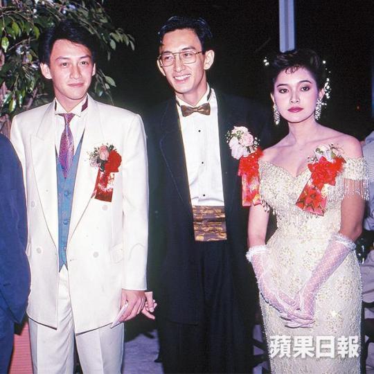 吳啟明（左）很樂意被誤會是啟華的細佬。資料圖片