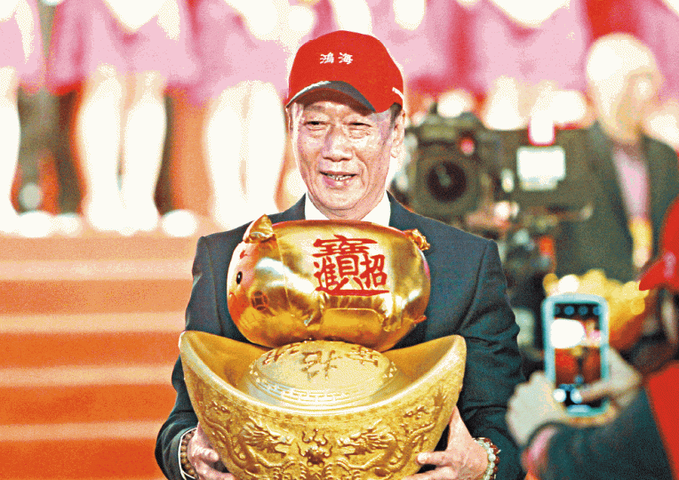 郭台銘在中美設廠獲巨額補貼,令公司享有豐厚利潤。資料圖片 郭台銘在中美設廠獲巨額補貼,令公司享有豐厚利潤。資料圖片