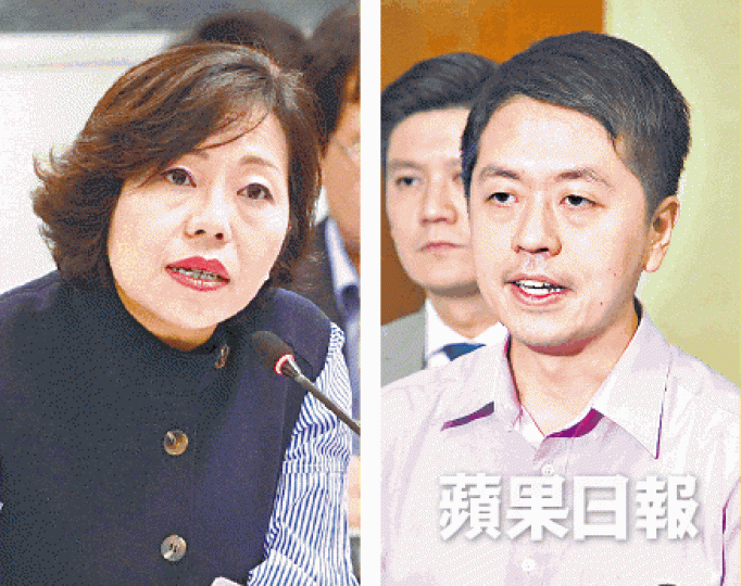 調查委員會主席麥美娟(左圖)指,昨開會後決定對許智峯(右圖)召開研訊。 調查委員會主席麥美娟(左圖)指,昨開會後決定對許智峯(右圖)召開研訊。