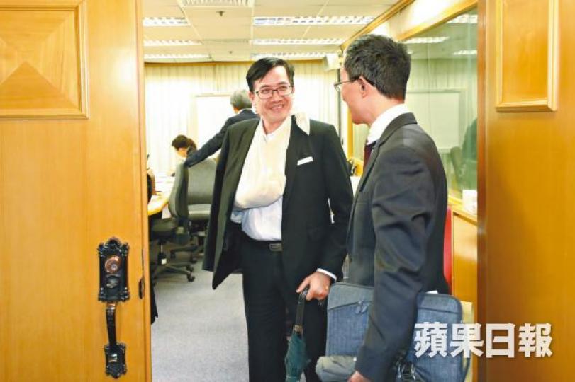 林志釉(左)表示,希望所有壓迫隨着表決結果告終。資料圖片 林志釉(左)表示,希望所有壓迫隨着表決結果告終。資料圖片