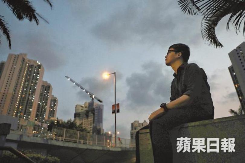袁智駒自言無悔為公義付出代價。 袁智駒自言無悔為公義付出代價。