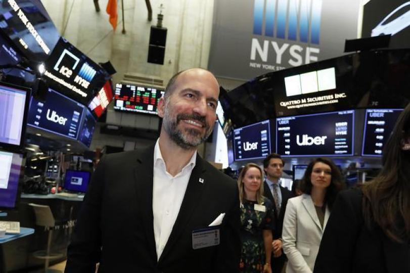 Uber行政總裁Dara Khosrowshahi。美聯社 Uber行政總裁Dara Khosrowshahi。美聯社