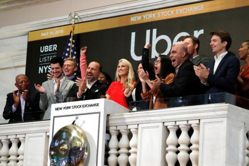 Uber前日在美國上市。路透社 Uber前日在美國上市。路透社