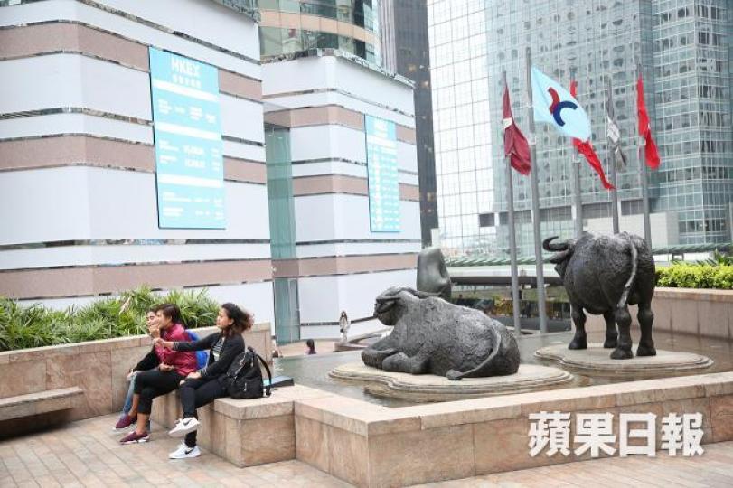 以港股先前的升幅來看,回調至26500至27500之間,是合理數字。 資料圖片 以港股先前的升幅來看,回調至26500至27500之間,是合理數字。 資料圖片