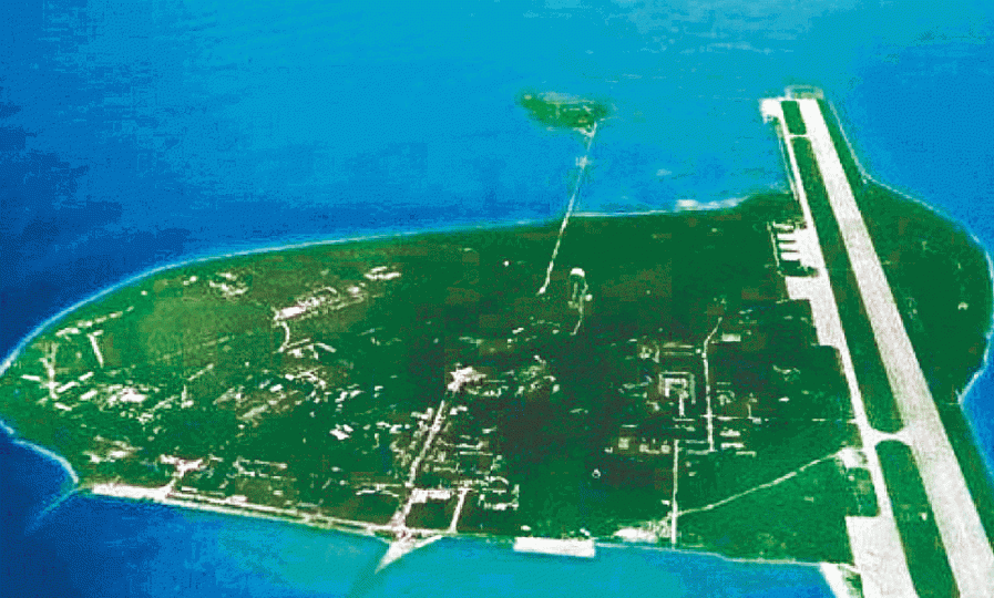 中國三個南海人工島的規模都與珍珠港相若。 中國三個南海人工島的規模都與珍珠港相若。