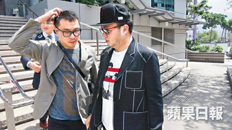 投資移民來港的內地漢李強(右)醉酒襲擊酒店保安,獲准守行為了事。陸羽平攝 投資移民來港的內地漢李強(右)醉酒襲擊酒店保安,獲准守行為了事。陸羽平攝