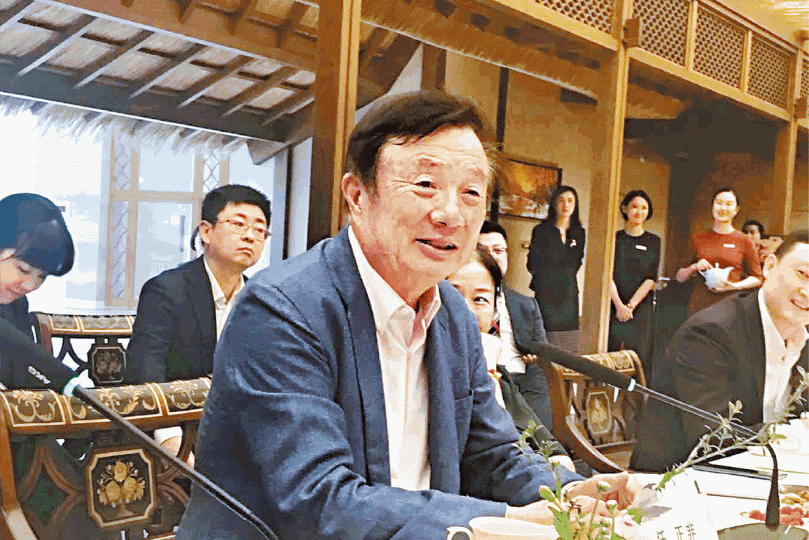 任正非聲稱美國封殺無礙華為長期發展。 任正非聲稱美國封殺無礙華為長期發展。