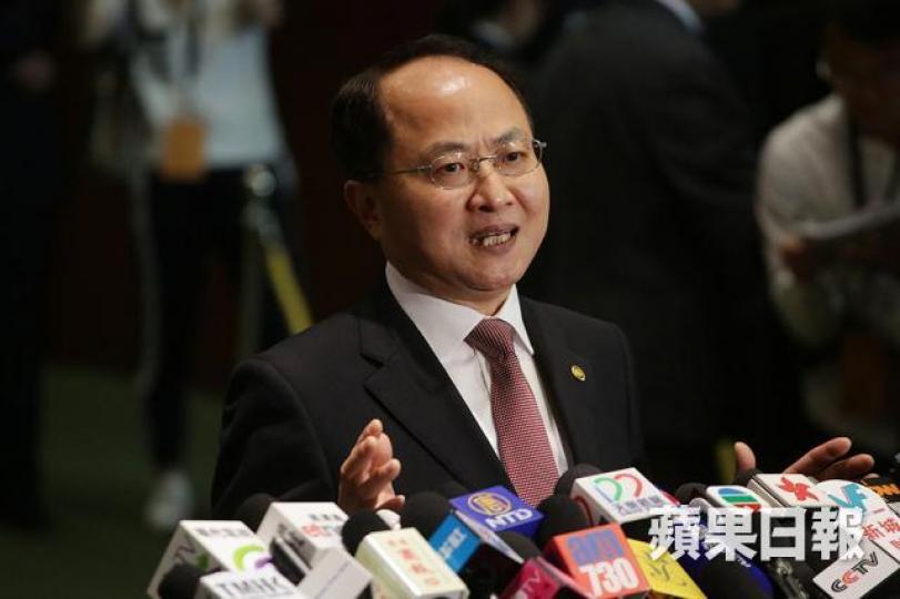 中聯辦主任王志民日前召見人大政協表明支持修例。資料圖片 中聯辦主任王志民日前召見人大政協表明支持修例。資料圖片