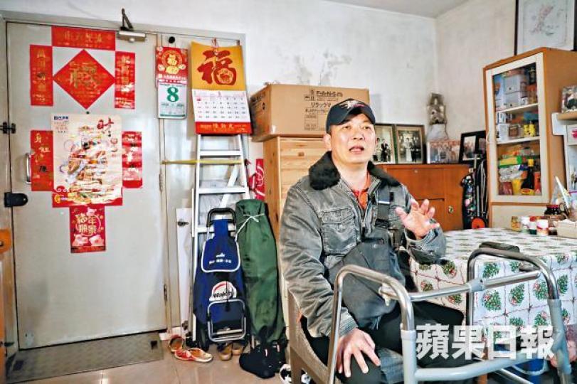八年前確診「漸凍人症」的胡文彪,現時樂觀面對病情。許頌明攝胡文彪經常參與不同活動,坦言跟病友交流對病情有正面幫助。受訪者提供圖片 八年前確診「漸凍人症」的胡文彪,現時樂觀面對病情。許頌明攝胡文彪經常參與不同活動,坦言跟病友交流對病情有正面幫助。受訪者提供圖片