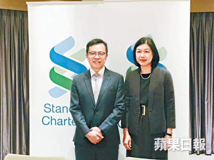 劉健恆(左)及凌嘉敏(右)均對一帶一路項目有信心。黃珮琳攝 劉健恆(左)及凌嘉敏(右)均對一帶一路項目有信心。黃珮琳攝