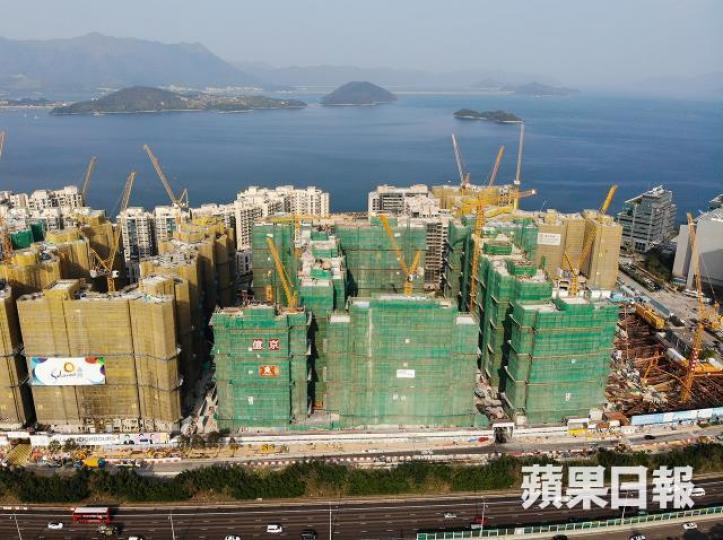 海日灣去年開售至今累售328伙。資料圖片 海日灣去年開售至今累售328伙。資料圖片