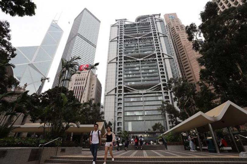 滙豐昨日起調整三個月及六個月港元定存利率。資料圖片 滙豐昨日起調整三個月及六個月港元定存利率。資料圖片