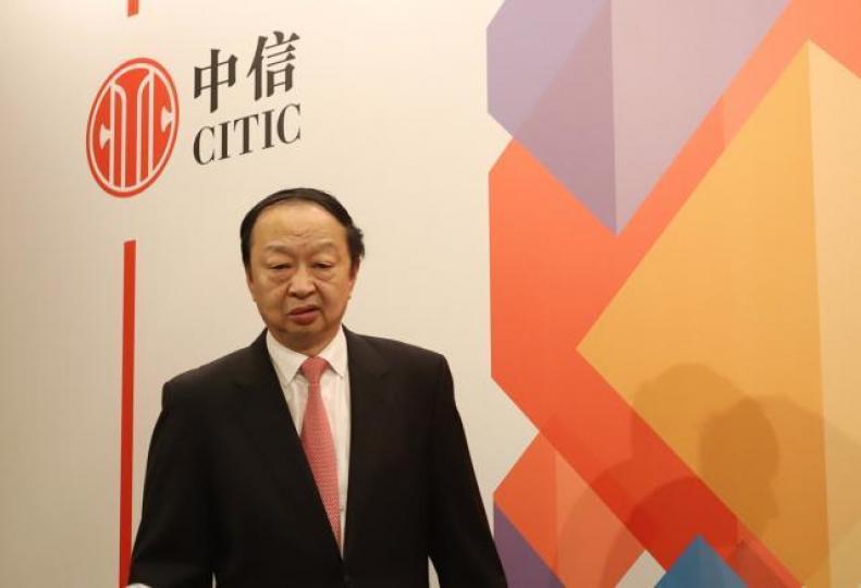 中信股份董事長常振明。 資料圖片 中信股份董事長常振明。 資料圖片